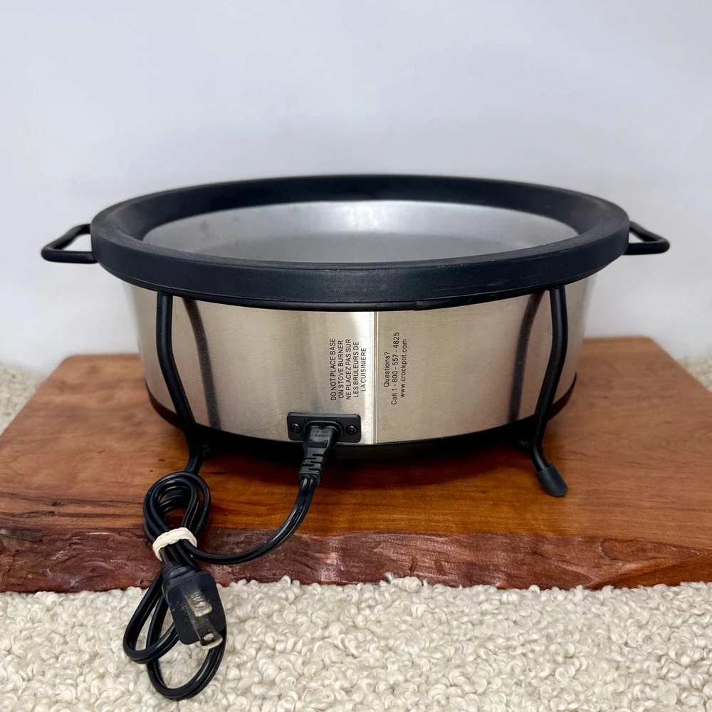 Rival Crock-Pot VersaWare 5Qt SC7500 Stoneware Slow Cooker Black
